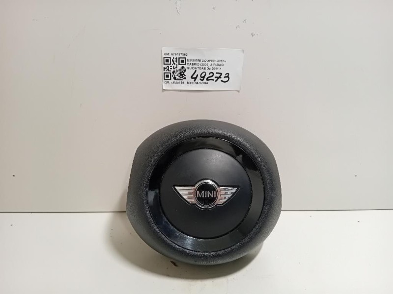 Air-bag Guidatore 679137302 Mini MINI Cooper R57 Cabrio 2007