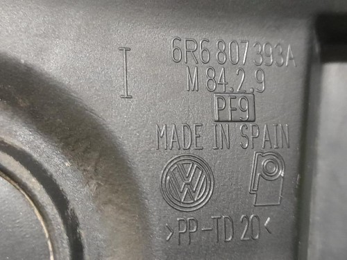 KIT Staffe Sostegno Paraurti POST 6R6807393A 6R6807394A DX SX Volkswagen POLO VI 2014