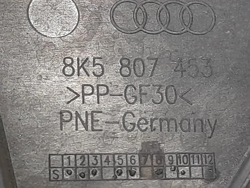 KIT Staffe Sostegno Paraurti POST SX 8K5807453 Audi A4 8K5 Avant 2008