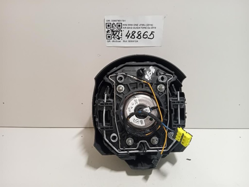 Air-bag Guidatore 33687651701 Mini MINI ONE F55 2014