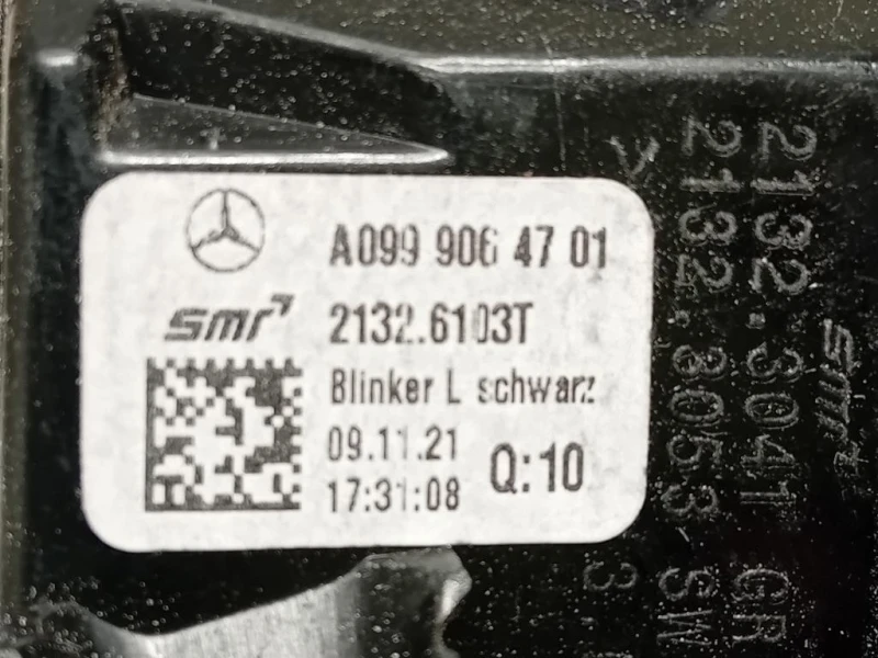 Lampadina Fanalino Direzionale Specchio SX A0999064701 Mercedes Classe E W213 2016