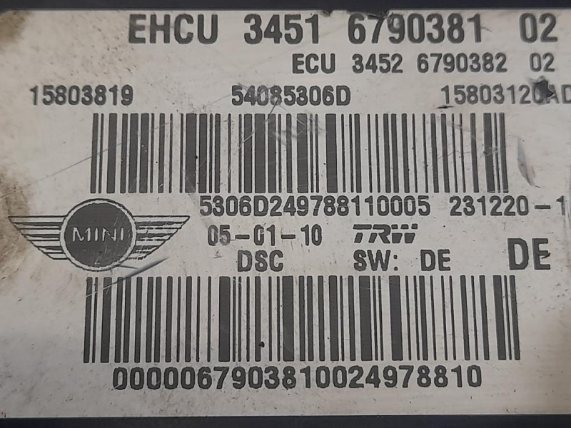 ABS Gruppo ANT 679038102 Mini MINI Cooper F55 2014