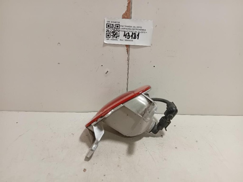 Lampadina Retronebbia Fanale POST SX 51848138 Fiat Panda III 2012