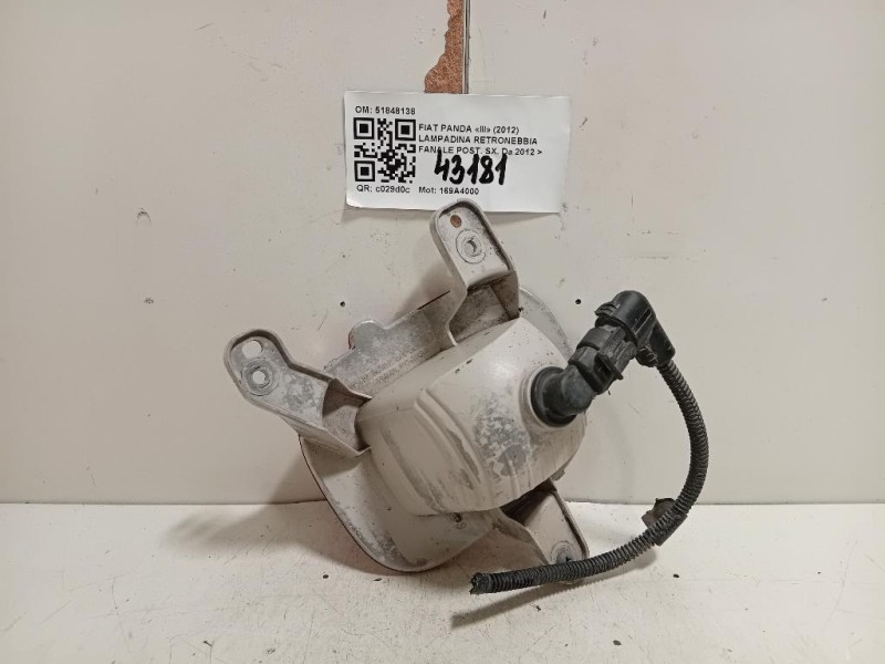 Lampadina Retronebbia Fanale POST SX 51848138 Fiat Panda III 2012