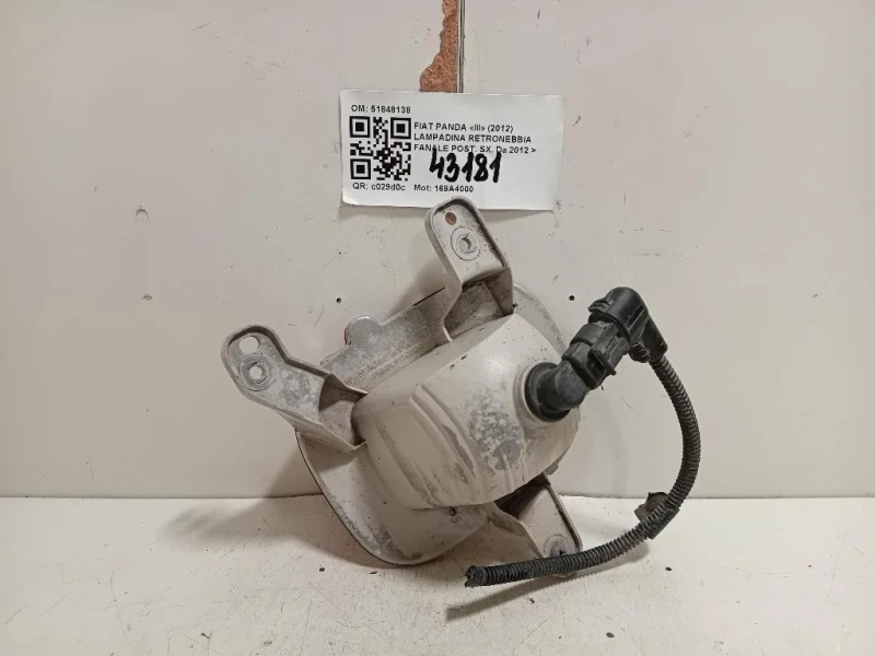 Lampadina Retronebbia Fanale POST SX 51848138 Fiat Panda III 2012