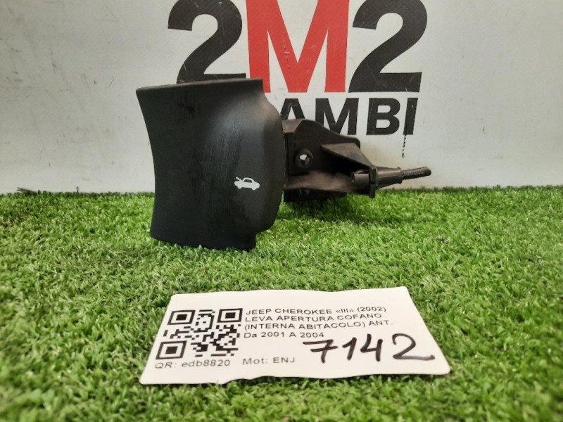 LEVA Apertura Cofano Interna Abitacolo ANT Jeep Cherokee III 2002