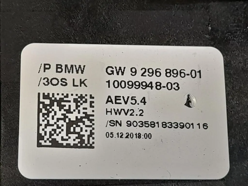 LEVA Cambio Automatico 929689601 Bmw Serie 3 F30 Berlina 2012