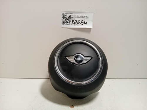 Air-bag Guidatore 33685316901 Mini MINI ONE F55 2014