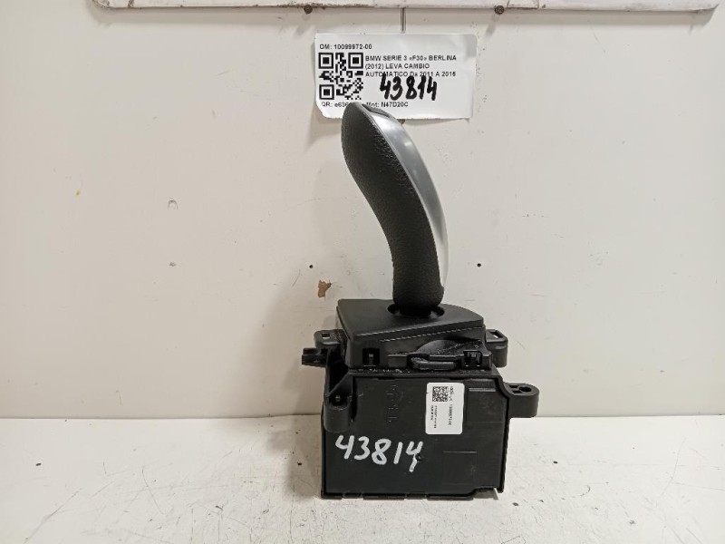 LEVA Cambio Automatico 10099972-00 Bmw Serie 3 F30 Berlina 2012