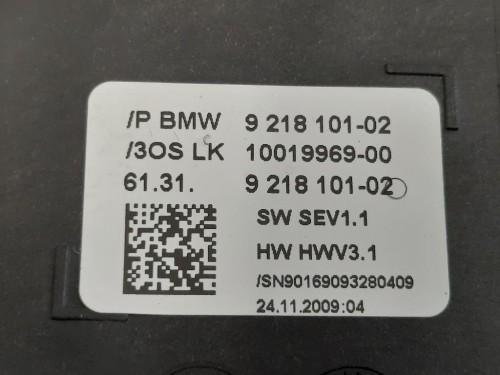 LEVA Cambio Automatico 9 218 101-02 Bmw Serie 5 F07 GT 2010
