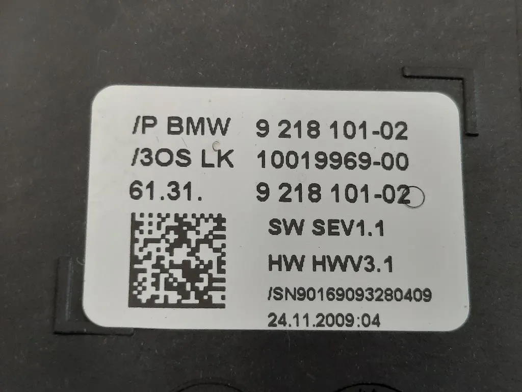 LEVA Cambio Automatico 9 218 101-02 Bmw Serie 5 F07 GT 2010