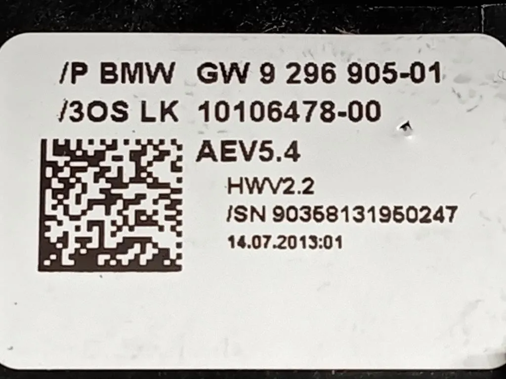 LEVA Cambio Automatico 10099976-00 Bmw Serie 5 F10 Berlina 2010
