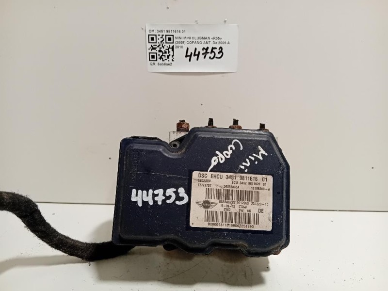 Cofano ANT 3451 9811616 01 Mini MINI Clubman R55 2008