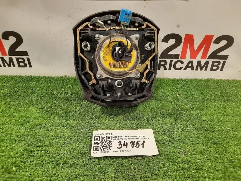 Air-bag Guidatore 6791372 04 COOPER ONE Mini MINI ONE F55 2014