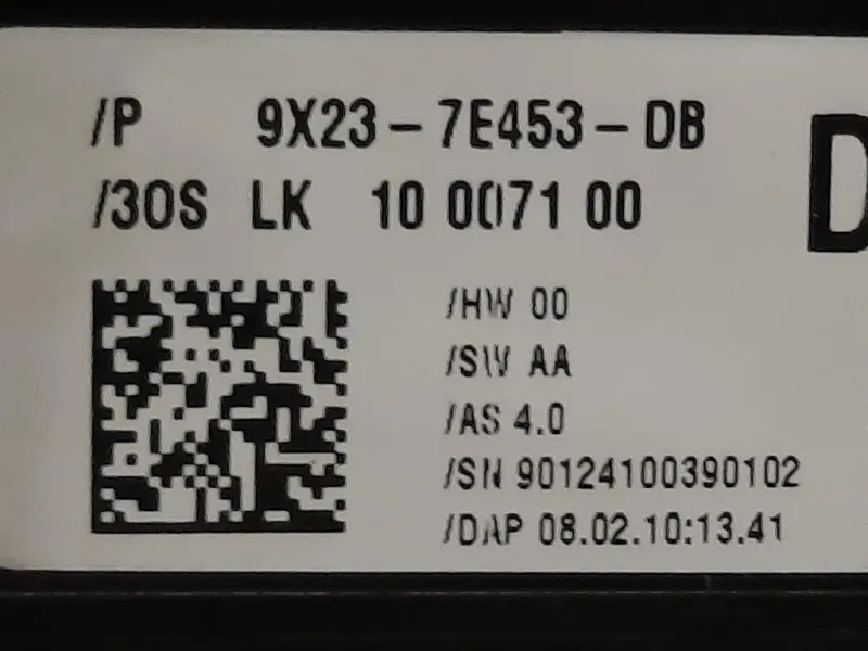 LEVA Cambio Automatico 9X23-7E453-DB Jaguar XF I 2008