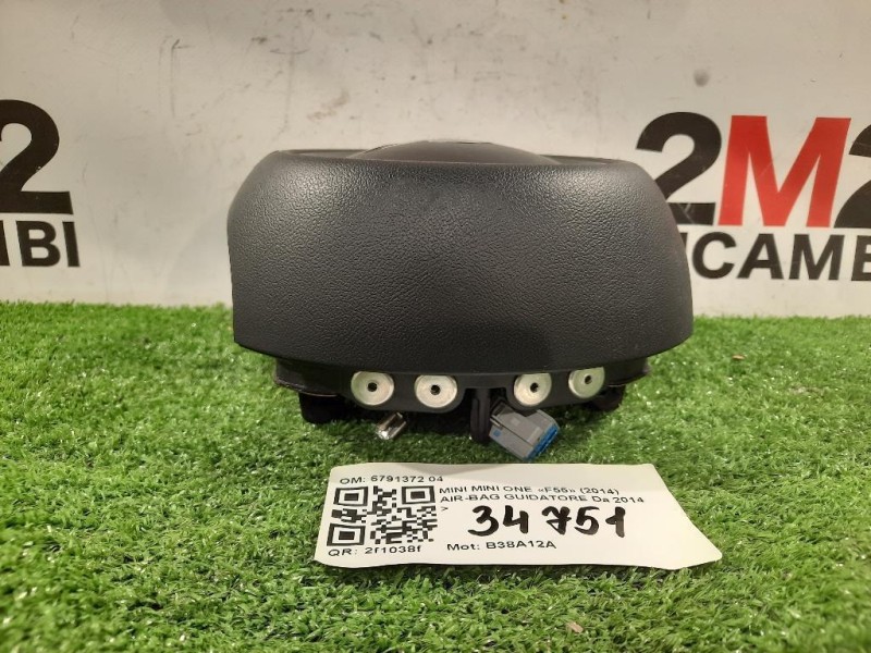 Air-bag Guidatore 6791372 04 COOPER ONE Mini MINI ONE F55 2014