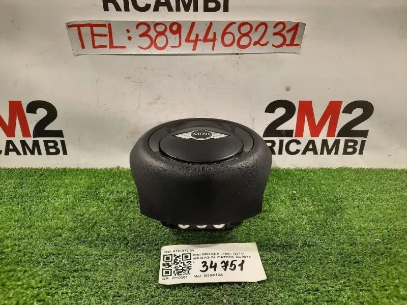 Air-bag Guidatore 6791372 04 COOPER ONE Mini MINI ONE F55 2014