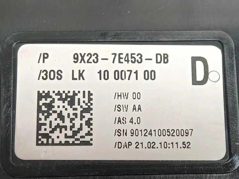 LEVA Cambio Automatico 9X23-7E453-DB Jaguar XF I 2008
