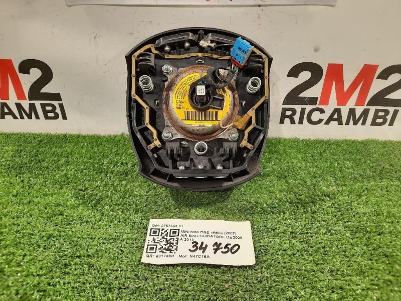 Air-bag Guidatore 2757663 01 COOPER ONE Mini MINI ONE R56 2007