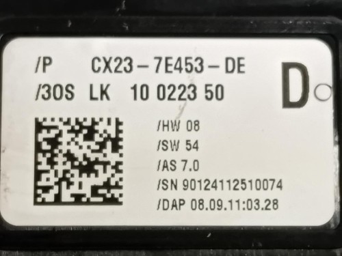 LEVA Cambio Automatico CX23-7E453-DE Jaguar XF I 2011