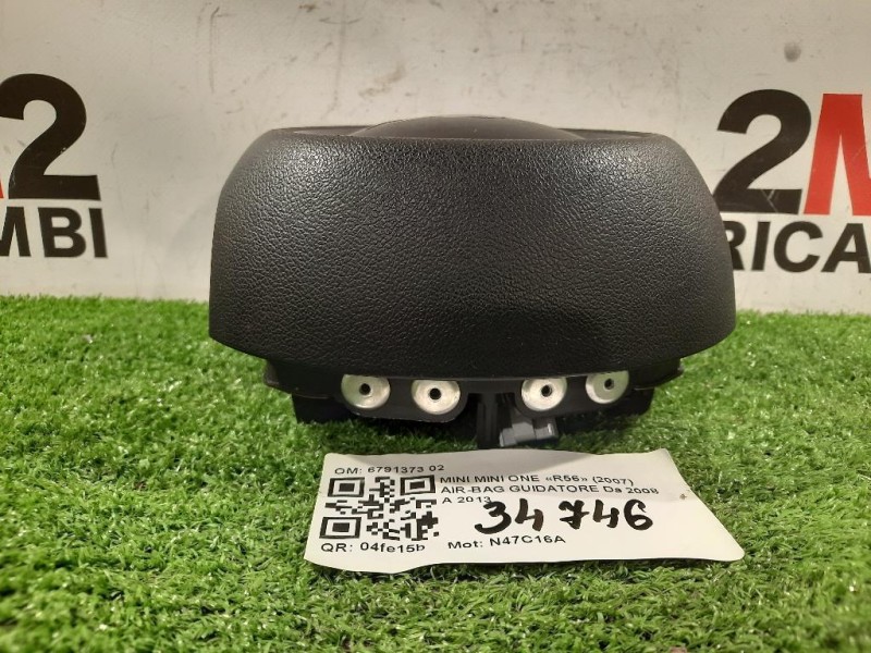 Air-bag Guidatore 6791373 02 Mini MINI ONE R56 2007