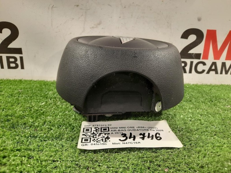 Air-bag Guidatore 6791373 02 Mini MINI ONE R56 2007