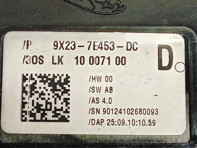 LEVA Cambio Automatico 8X23-7E453-DC Jaguar XF I 2011