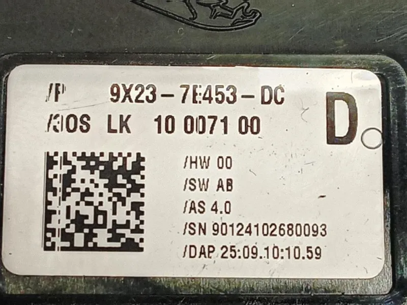 LEVA Cambio Automatico 8X23-7E453-DC Jaguar XF I 2011