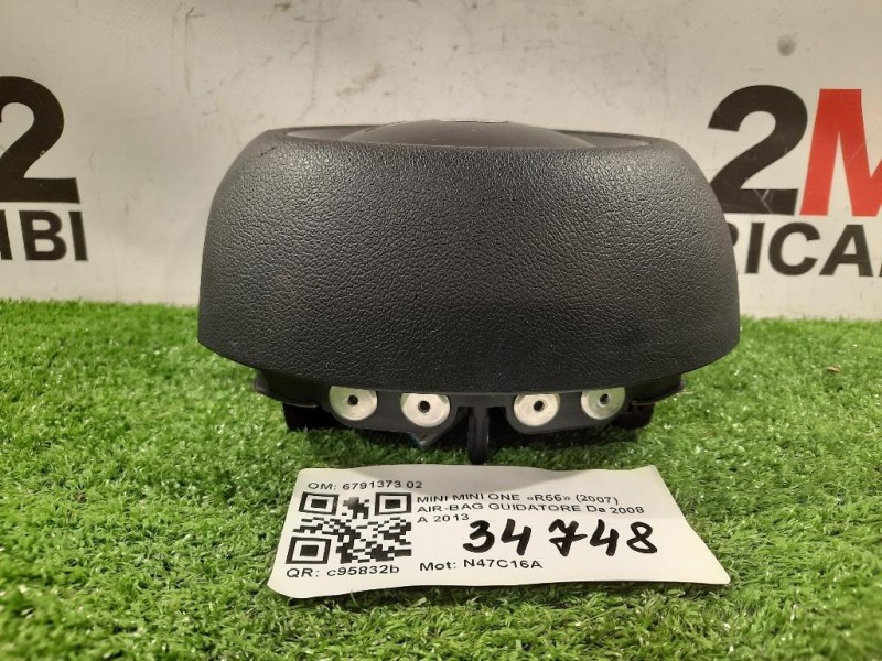 Air-bag Guidatore 6791373 02 Mini MINI ONE R56 2007