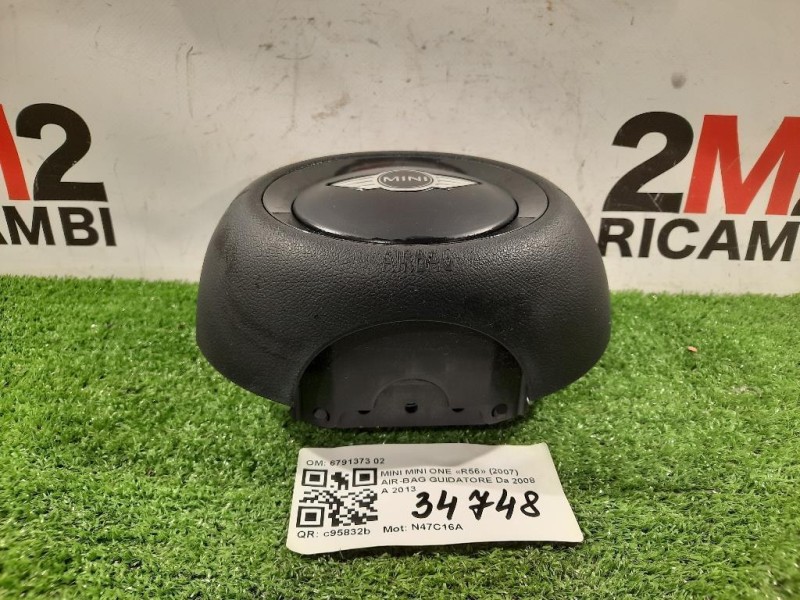 Air-bag Guidatore 6791373 02 Mini MINI ONE R56 2007