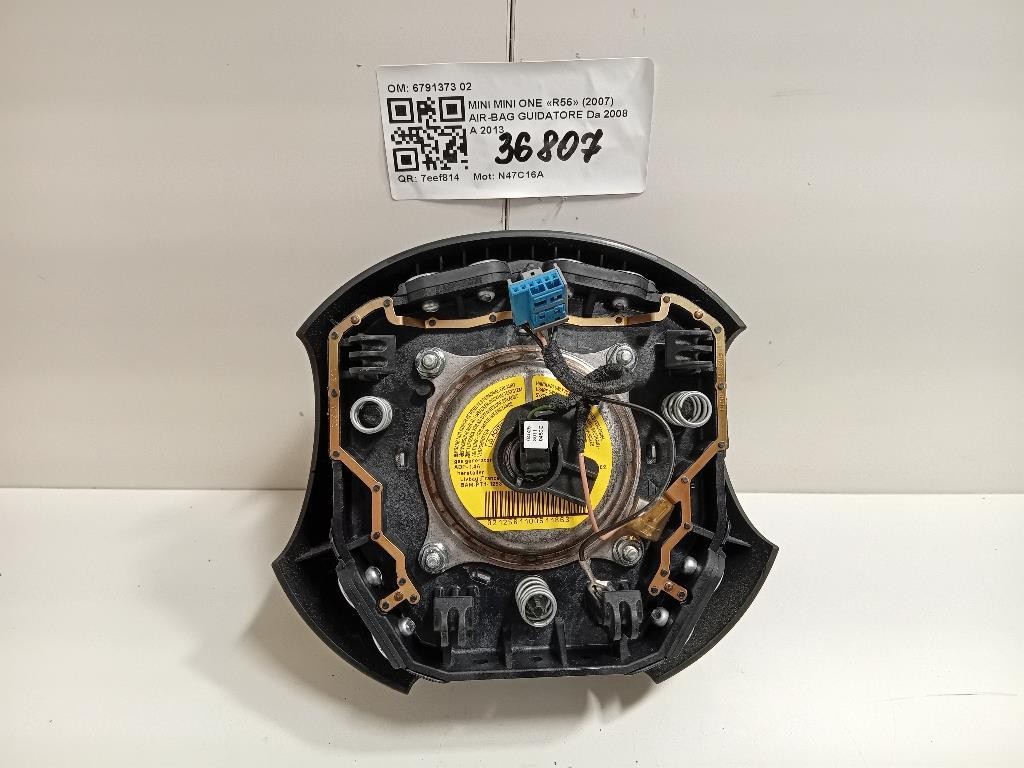 Air-bag Guidatore 6791373 02 Mini MINI ONE R56 2007