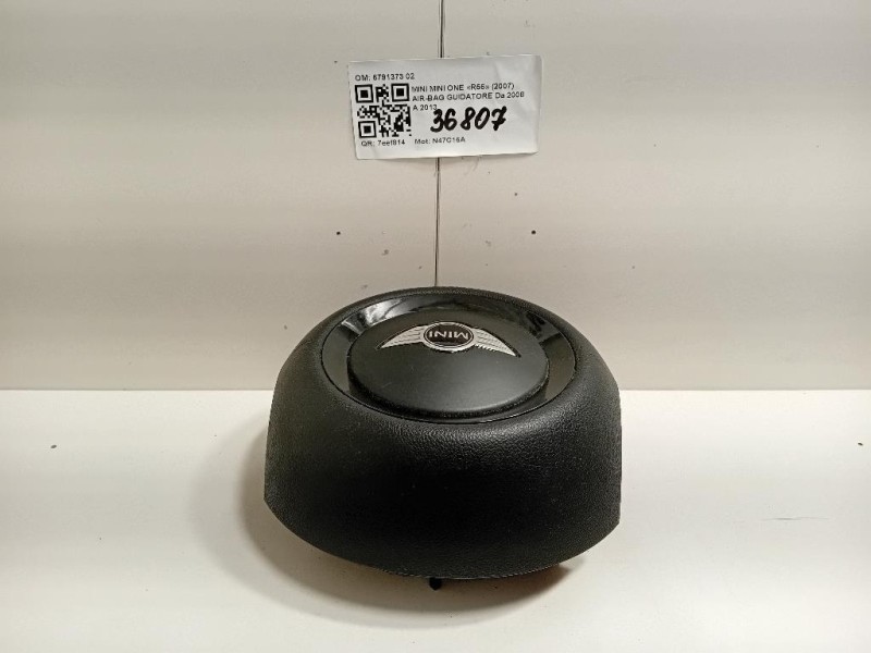 Air-bag Guidatore 6791373 02 Mini MINI ONE R56 2007