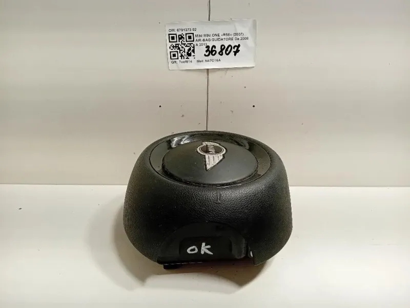 Air-bag Guidatore 6791373 02 Mini MINI ONE R56 2007