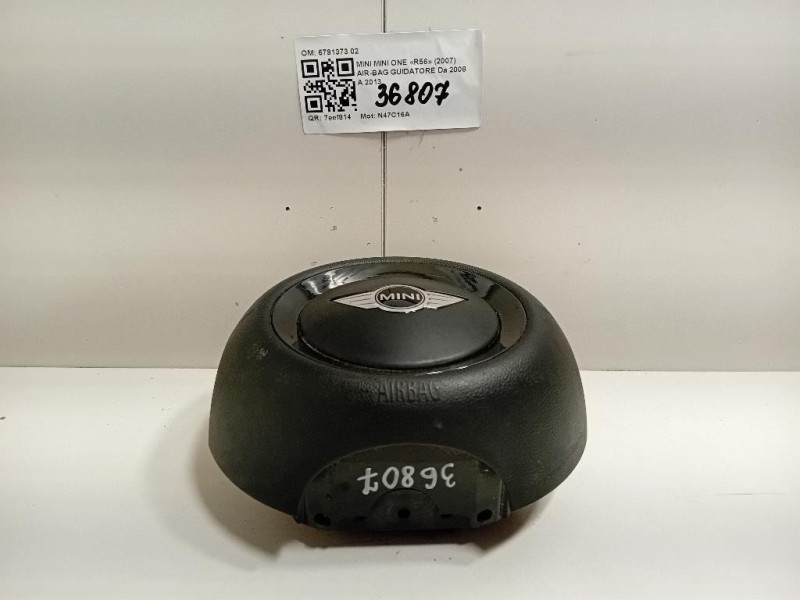 Air-bag Guidatore 6791373 02 Mini MINI ONE R56 2007