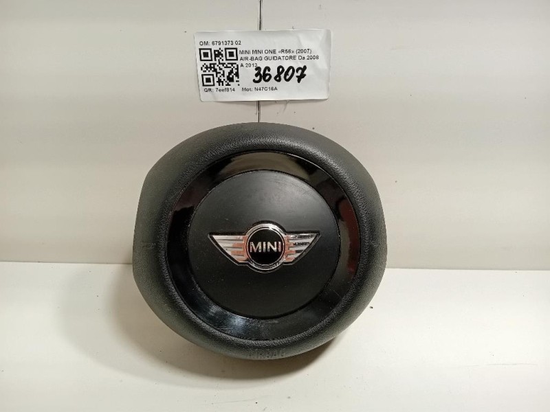 Air-bag Guidatore 6791373 02 Mini MINI ONE R56 2007