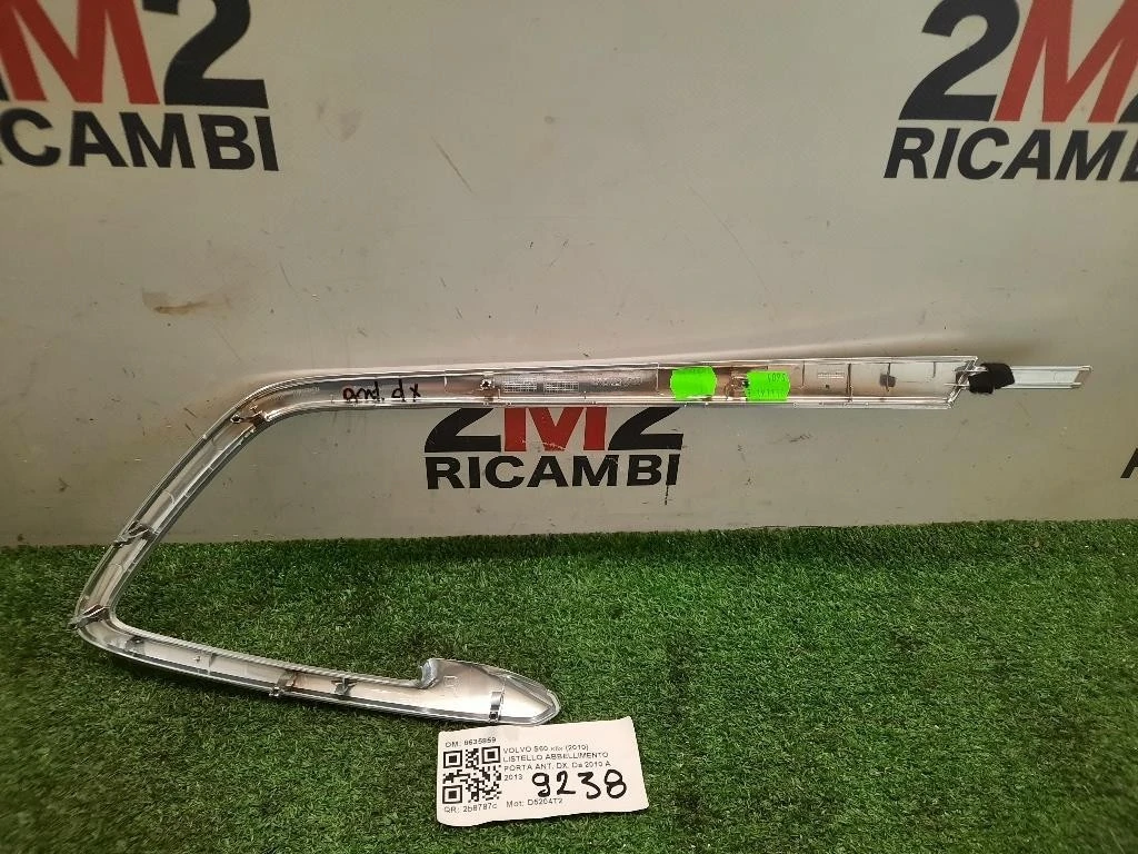 Listello Abbellimento Porta ANT DX 8635859 Volvo S60 II 2010