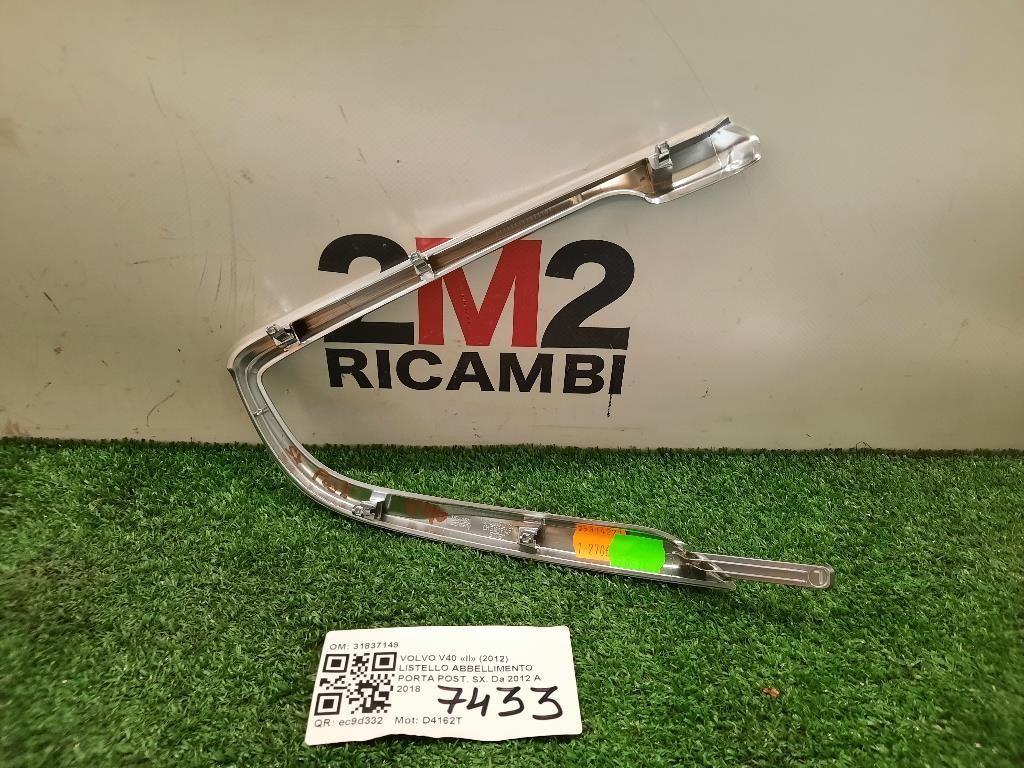 Listello Abbellimento Porta POST SX 31837149 Volvo V40 II 2012