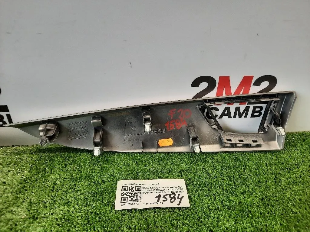 Listello Cruscotto Parte Centrale 51459396300 Bmw Serie 1 F20 Berlina 2015