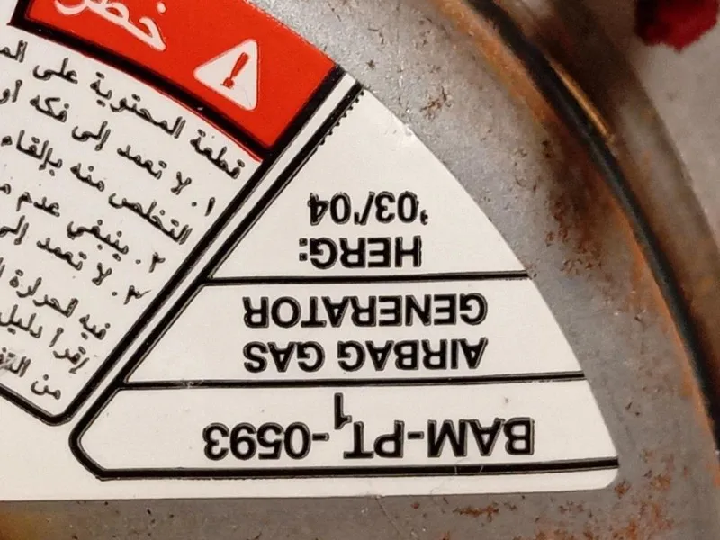 Air-bag Guidatore MR510985X1 Mitsubishi Pajero III 2000