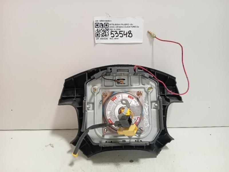 Air-bag Guidatore MR510985X1 Mitsubishi Pajero III 2000