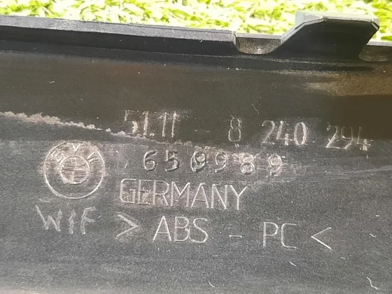 Listello Decorazione Paraurti ANT DX 5111-8 240 294 Bmw Serie 7 E65 2002