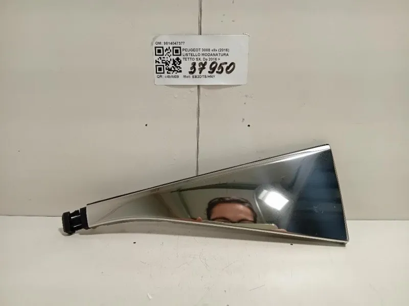 Listello Modanatura Tetto SX 9814047377 Peugeot 3008 II 2016