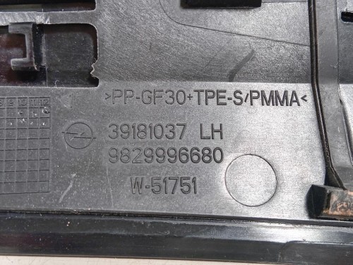 Listello Montante POST SX 9829996680 Opel Corsa F 2019