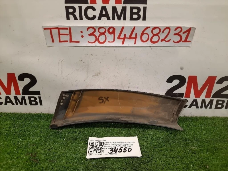 Listello Pannello Rivest Parafango POST SX 1246901940 Mercedes Classe E W124 1985