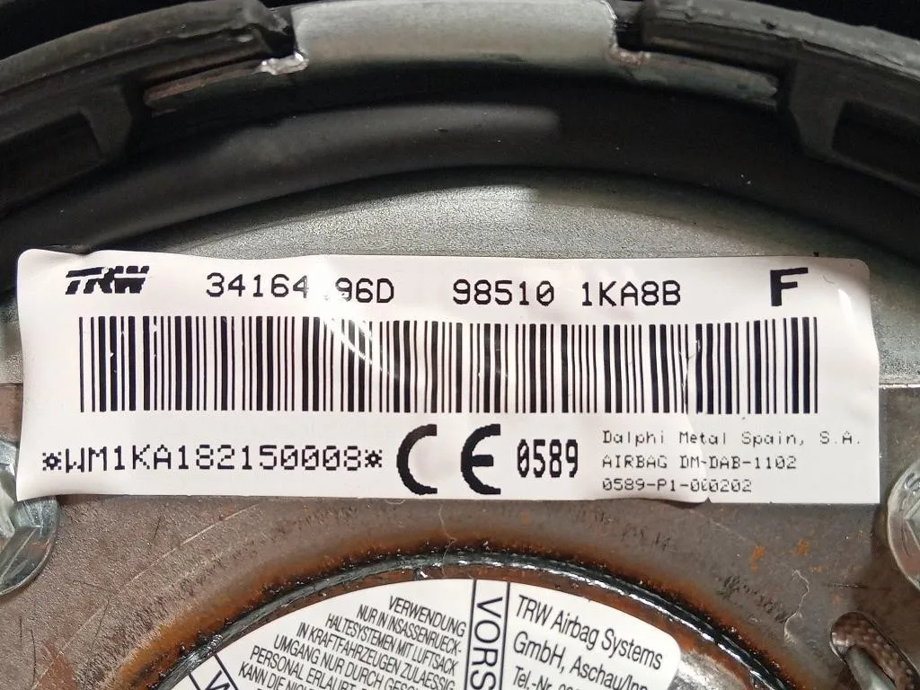 Air-bag Guidatore 98510+-1KA8B Nissan JUKE I 2010