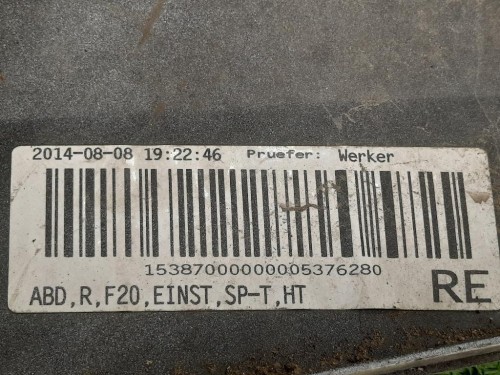 Listello Spoiler Sottoporta DX 51 77 7287 828 Bmw Serie 1 F20 Berlina 2012