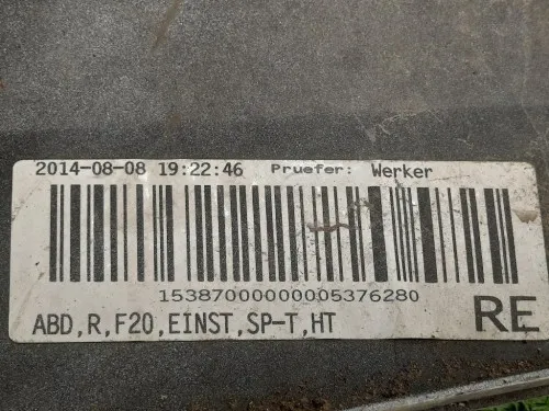 Listello Spoiler Sottoporta DX 51 77 7287 828 Bmw Serie 1 F20 Berlina 2012