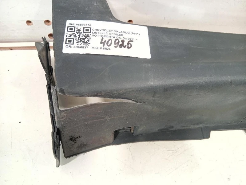 Listello Spoiler Sottoporta DX 96886770 Chevrolet Orlando 2011