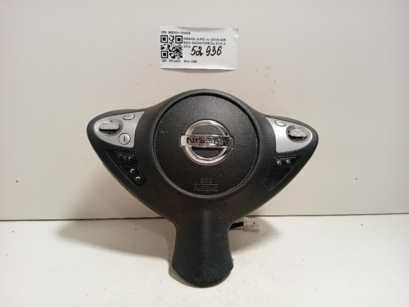 Air-bag Guidatore 98510+-1KA8B Nissan JUKE I 2010