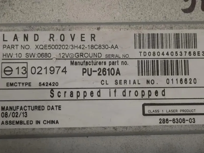 Caricatore CD 3H42-18C830-AA Land Rover Range Rover Sport I 2005